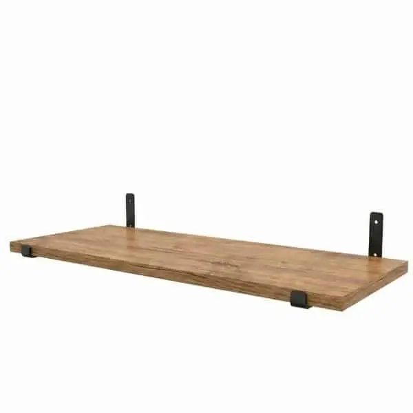 شلف دیواری حبک مدل Pure کد SH1040 با پایه فلزی رنگشده